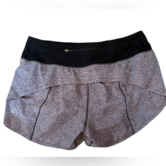 Lululemon Speed Up Shorts Heather Gray Size 8 – Excellent Like-New Condition - Picture 3 of 6